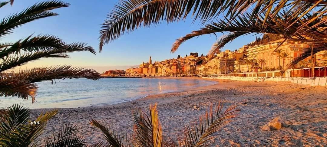 Apartamento Les Rivages 2P Terrasse Parking Menton Exterior foto