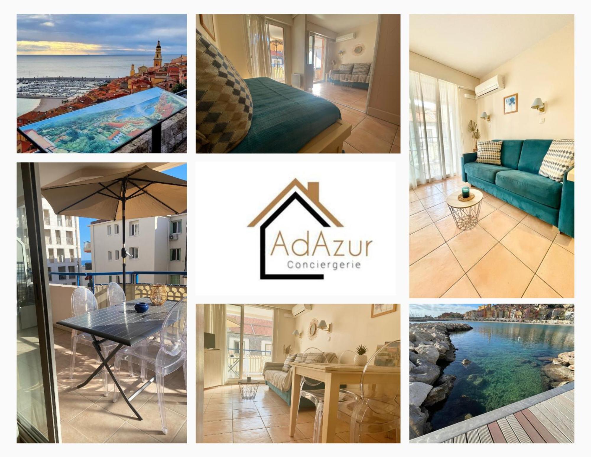 Apartamento Les Rivages 2P Terrasse Parking Menton Exterior foto
